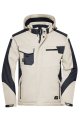 Heren Ski Jas Craftsmen James & Nicholson JN824 stone-black